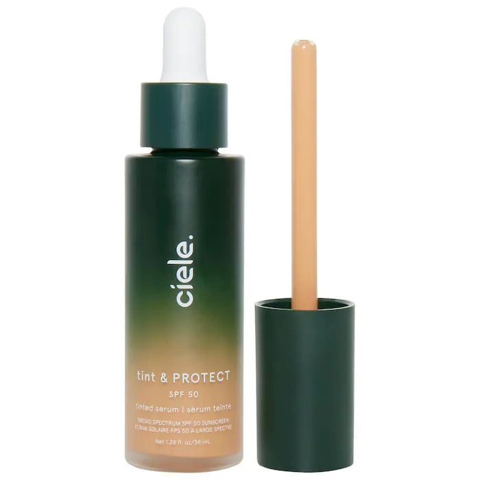 Pre orden - Tint & PROTECT medium coverage serum foundation with SPF 50+