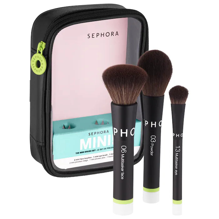 Pre orden - Mini Face and Eye Brush Set