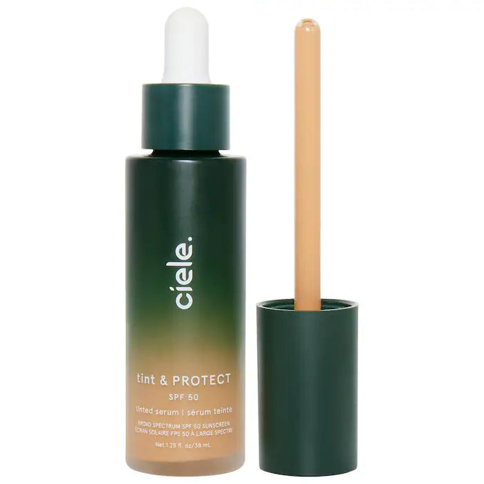 Pre orden - Tint & PROTECT medium coverage serum foundation with SPF 50+