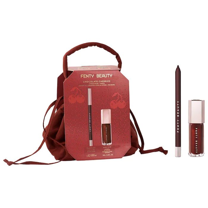 Chocolate Cherriez 2-Piece Lip Set + Pouch