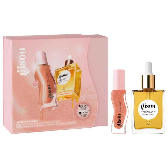 Pre orden - Glossy & Glazed Hair & Lip Oil Gift Set