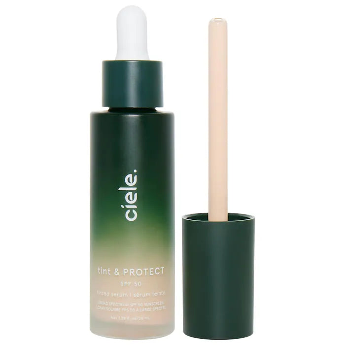 Pre orden - Tint & PROTECT medium coverage serum foundation with SPF 50+