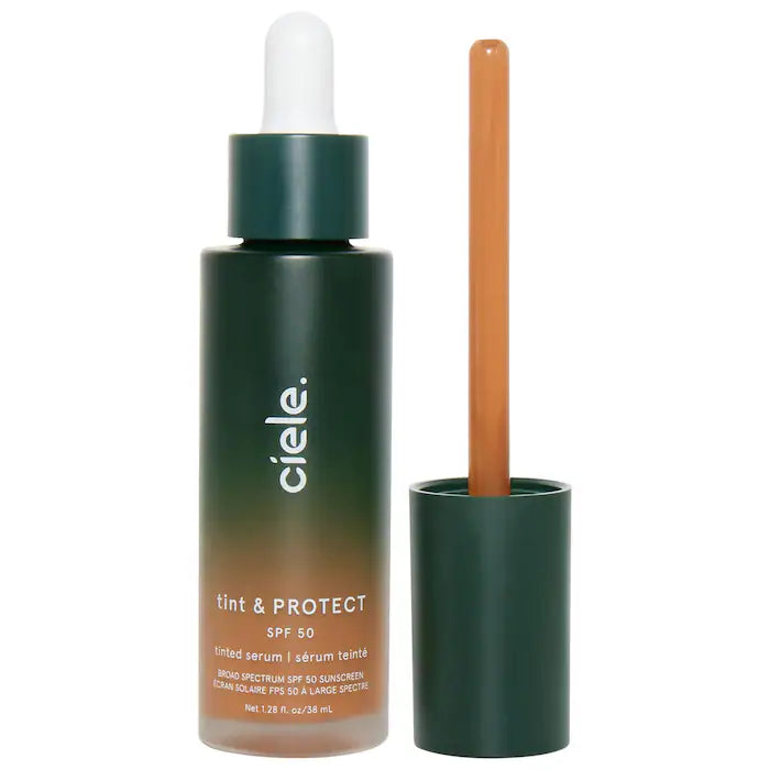 Pre orden - Tint & PROTECT medium coverage serum foundation with SPF 50+