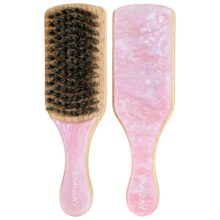 Pre orden - Mini Boar Bristle Hair Brush in Pink Sugar