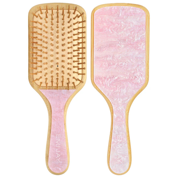 Pre orden - Bamboo Paddle Hair Brush in Pink Sugar