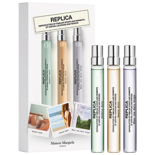 Pre orden - ’REPLICA’ Travel Spray Set - Bubble Bath, Beach Walk, When the Rain Stops