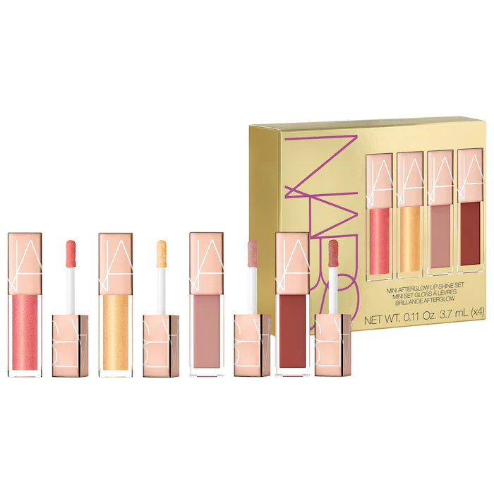 Pre orden - Mini Afterglow Lip Shine Lip Gloss Set