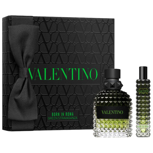 Pre orden - Born in Roma Uomo Green Stravaganza Eau De Toilette Cologne Set