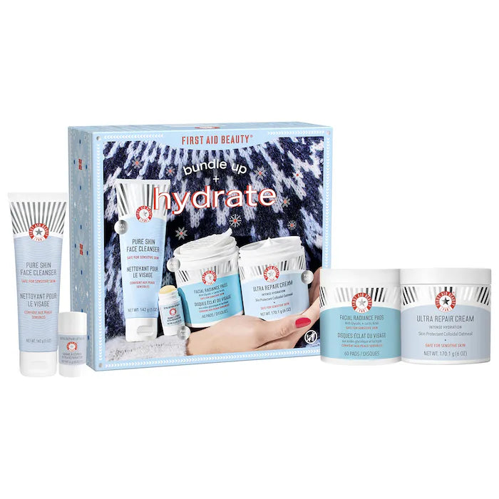 Pre orden - Bundle Up + Hydrate - Full Face Routine Holiday Gift Set