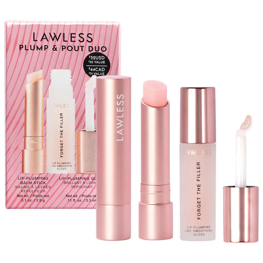 Pre Orden - Plump & Pout Lip Balm and Lip Gloss Set