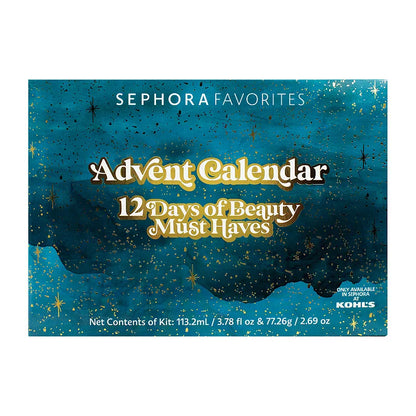 Pre orden - Sephora Favorites x Kohls 12 Days of Beauty Must Haves Advent Calendar