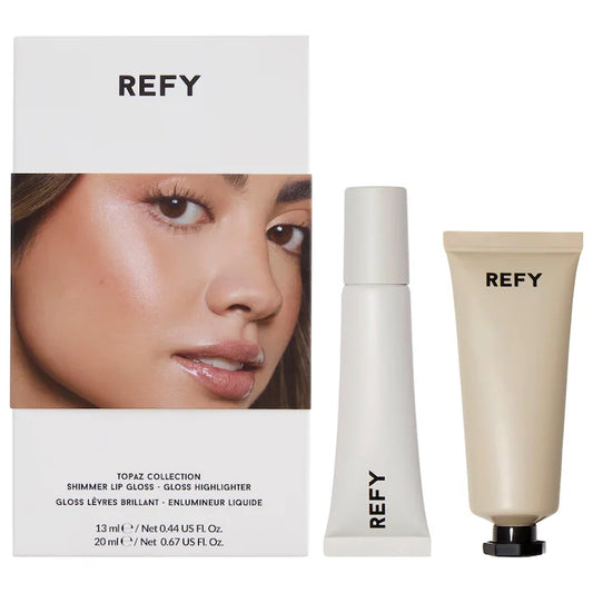 Pre orden - Topaz Collection: Shimmer Lip Gloss & Liquid Highlighter Set