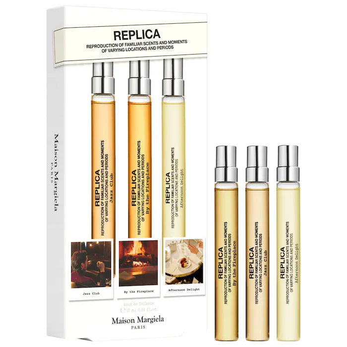 Pre orden - 'REPLICA' Travel Spray Set - By The Fireplace, Jazz Club, Afternoon Delight