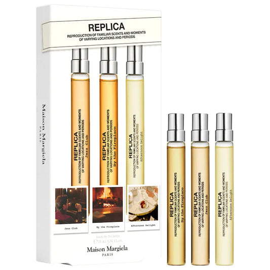 Pre orden - 'REPLICA' Travel Spray Set - By The Fireplace, Jazz Club, Afternoon Delight