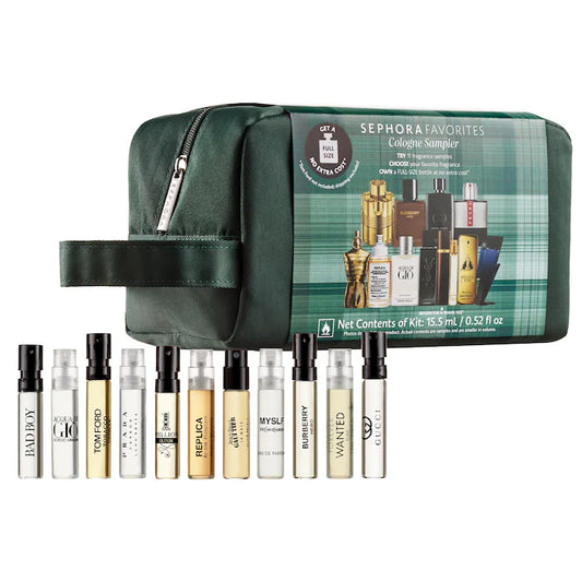 Pre orden - The Essential Men's Fragrance Cologne Sampler Set w/ Redeemable Voucher
