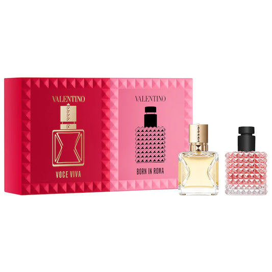 Pre orden - Mini Donna Born In Roma & Voce Viva Perfume Set