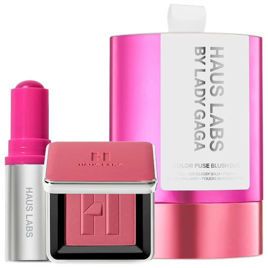 Pre orden - Color Fuse Glassy Blush Balm Stick + Powder Blush Set